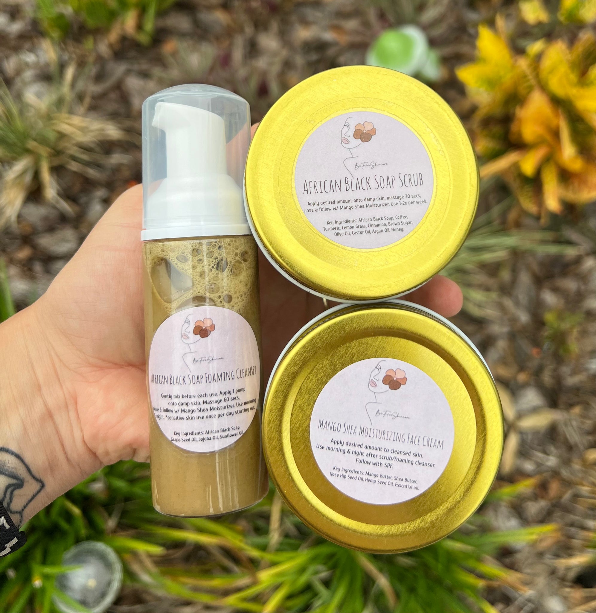 African Black Soap Healing Skin Set befreeskincare